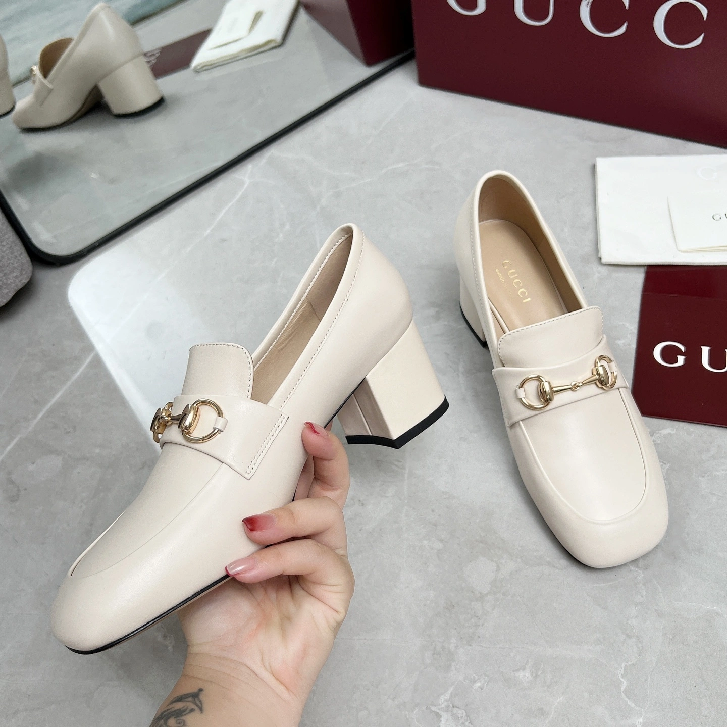 COCO-- 6u33i 832443 BKO00 9540 cowhide sheepskin Heel height:5.5cm item:E-X362H2816